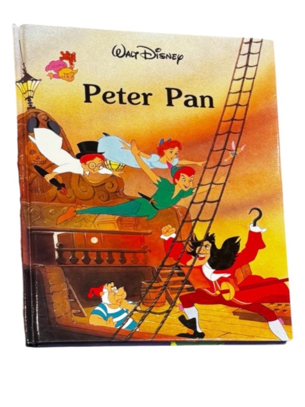 WALT DISNEY Peter Pan Hardcover - Vibrant Yellow/Red/Green